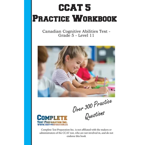 CCAT 5 Practice Workbook: Essential Verbal, Non-Verbal, and Number Battery Practice for Gifted Program Entrance - Paperback