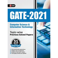 Gate 2021: Topic-Wise Previous Solved Papers - 31 Years' Solved Papers- Computer Science and Information Technology - Paperback