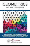 Geometrics: Mini Adult Coloring Book - Paperback