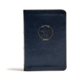 CSB Military Bible, Navy Blue Leathertouch - Imitation Leather
