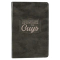 Pocket Bible Devotional for Guys Faux Leather - Leather