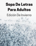 Sopa De Letras Para Adultos Edición De Invierno: Rompecabezas De Letras Grandes Con Soluciones - Paperback