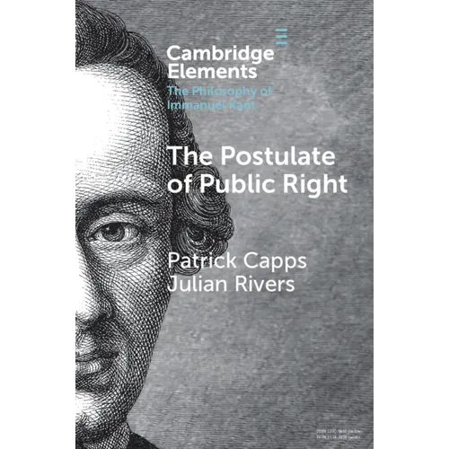 The Postulate of Public Right - Paperback
