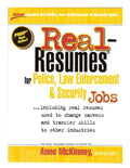 Real-Resumes for Police, Law Enforcement, & Security Jobs - Paperback