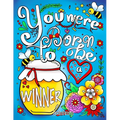 You Were Born to Be a Winner: Inspirational Quotes Coloring Book - Paperback