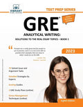 GRE Analytical Writing: Solutions to the Real Essay Topics - Book 1 - Paperback