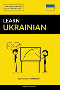 Learn Ukrainian - Quick / Easy / Efficient: 2000 Key Vocabularies - Paperback