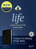 KJV Life Application Study Bible, Third Edition (Bonded Leather, Black, Indexed, Red Letter) - Bonded Leather