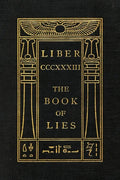 The Book of Lies: Oversized Keep Silence Edition - Hardcover