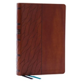 Encountering God Study Bible: Insights from Blackaby Ministries on Living Our Faith (Nkjv, Brown Leathersoft, Red Letter, Comfort Print) - Imitation Leather