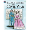 Famous Women of the Civil War Coloring Book - Paperback