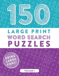 150 Large Print Word Search Puzzles: Easy-to-Read Word Games to Exercise Your Brain (Volume 1) - Paperback
