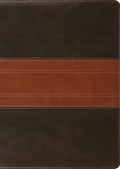 ESV Study Bible, Large Print (Trutone, Forest/Tan, Trail Design) - Imitation Leather
