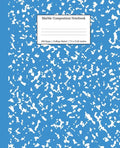 Marble Composition Notebook College Ruled: Blue Marble Notebooks, School Supplies, Notebooks for School - Paperback
