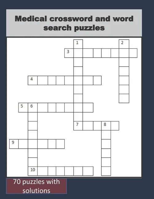 Medical crossword and word search puzzles - Paperback