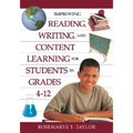 Improving Reading, Writing, and Content Learning for Students in Grades 4-12 - Paperback