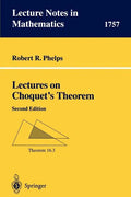 Lectures on Choquet's Theorem - Paperback
