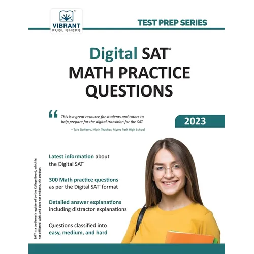 Digital SAT Math Practice Questions - Paperback
