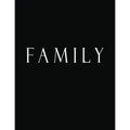 Family: White Black Decorative Book to Stack Together on Coffee Tables, Bookshelves and Interior Design - Add Bookish Charm De - Paperback