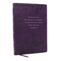 Peace of God Bible: Discover and Experience God's Shalom Throughout the Bible (Nkjv, Purple Leathersoft, Red Letter, Comfort Print) - Imitation Leather
