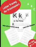 Letter Tracing For Preschoolers: Workbook for kindergarten, preschool, 3 to 5 years old, abc and alphabet writing practice. - Paperback