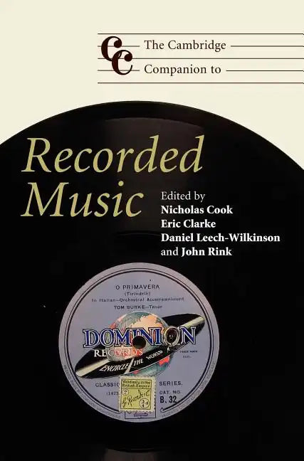 The Cambridge Companion to Recorded Music - Hardcover