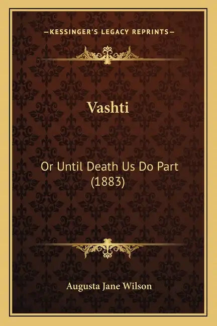 Vashti: Or Until Death Us Do Part (1883) - Paperback