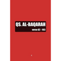 QS. Al-Baqarah: Verse 62-103 - Paperback