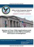 Office of the Inspector General Report: Review of Four FISA Applications and Other Aspects of the FBI's Crossfire Hurricane Investigation - Hardcover
