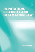 Reputation, Celebrity and Defamation Law - Paperback