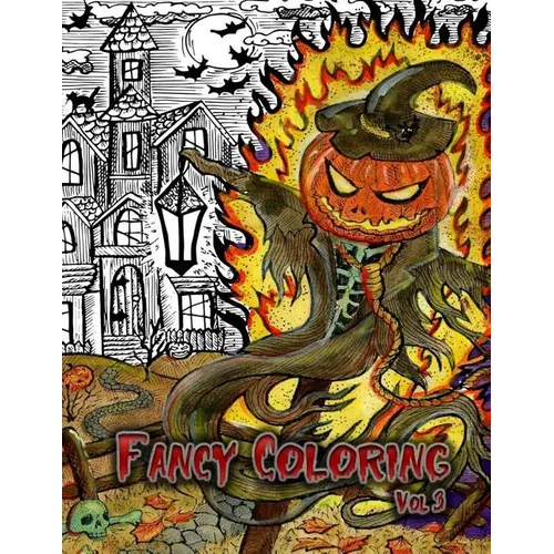 Fancy Coloring: Beauty of Horror Adults Coloring Books - Paperback