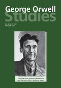 George Orwell Studies Vol 6 No 1 - Paperback