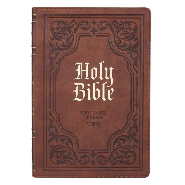 KJV Bible Thinline Brown - Leather