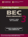 Cambridge Bec Preliminary 3 Student's Book with Answers - Paperback