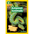 Amazon Animals (National Geographic Kids Readers, Level 3): 100 Fun Facts about Snakes, Sloths, Spiders, and More - Paperback