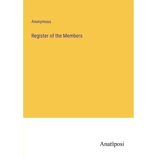 Register of the Members - Paperback