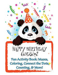 HAPPY BIRTHDAY GODSON! (Personalized Birthday Books for Boys): Fun Activity Book: Mazes, Coloring, Connect the Dots, Counting, & More! - Paperback