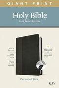 KJV Personal Size Giant Print Bible, Filament Enabled Edition (Leatherlike, Black/Onyx, Indexed) - Imitation Leather