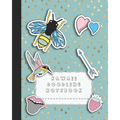 Kawaii doodling notebook: A large composition notebooks with colouring pages for the school dreamer who likes to doodle whilst studying - Turquo - Paperback