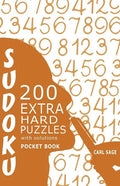 Sudoku 200 Extra Hard Puzzles With Solutions: Sudoku Sage Pocket Size Book - Paperback