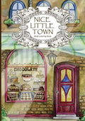 Adult Coloring Book: Nice Little Town - Paperback