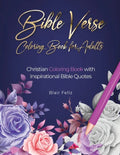 Bible Verse Coloring Book for Adults: Christian Coloring Book with Inspirational Bible Quotes - Paperback
