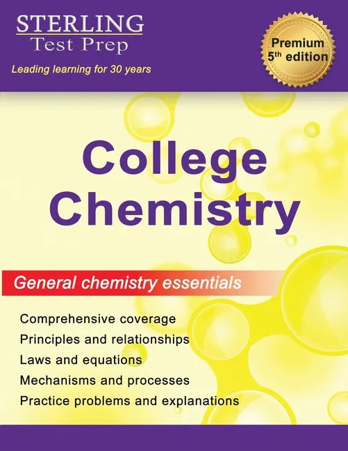 College Chemistry: Complete General Chemistry Review - Paperback