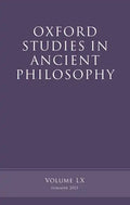 Oxford Studies in Ancient Philosophy, Volume 60 - Hardcover