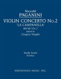 Violin Concerto No.2, MS 48: Study score - Paperback