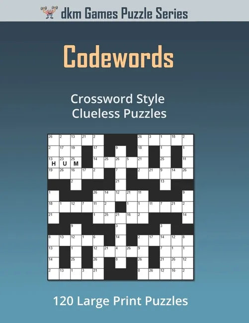 Codewords: Crossword Style Clueless Puzzles - Paperback