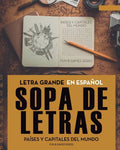 Sopa de Letras Países y Capitales del Mundo: Letra Grande - En Español - Paperback