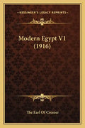 Modern Egypt V1 (1916) - Paperback