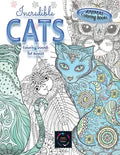 Animal coloring books INCREDIBLE CATS coloring books for adults.: Adult coloring book stress relieving animal designs, intricate designs - Paperback