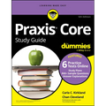 PRAXIS Core Study Guide for Dummies: Book + 6 Practice Tests Online for Math 5733, Reading 5713, and Writing 5723 - Paperback